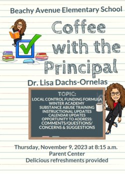 November Coffee with the Principal Flyer